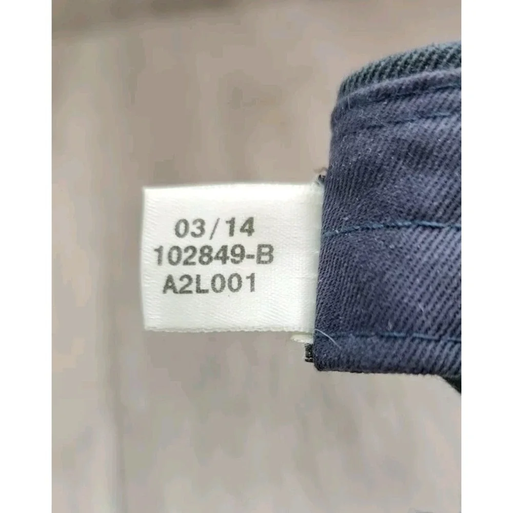 Adidas‎ Snapback Hat Cap Navy Blue Wool Blend Flat Bill Embroidered Logo